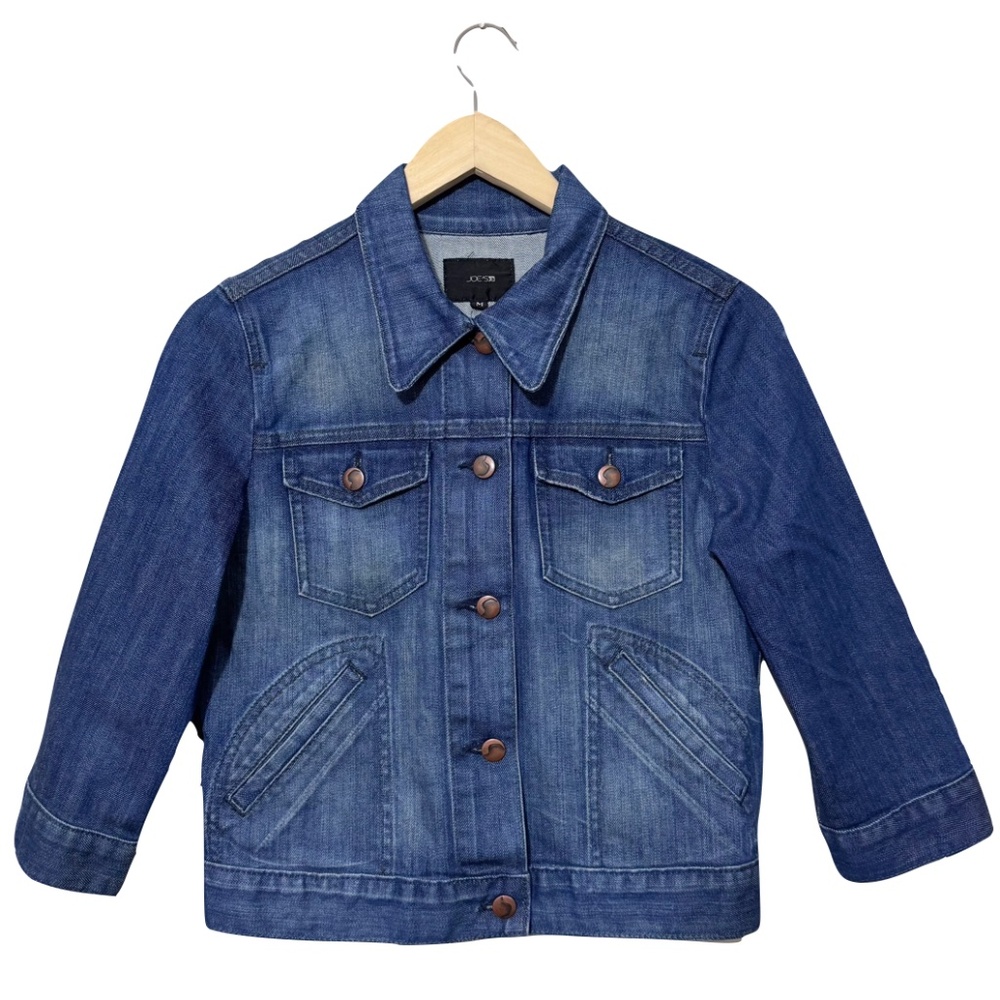 Joe's Jeans 3/4 Length Sleeve Denim Jacket Size Medium